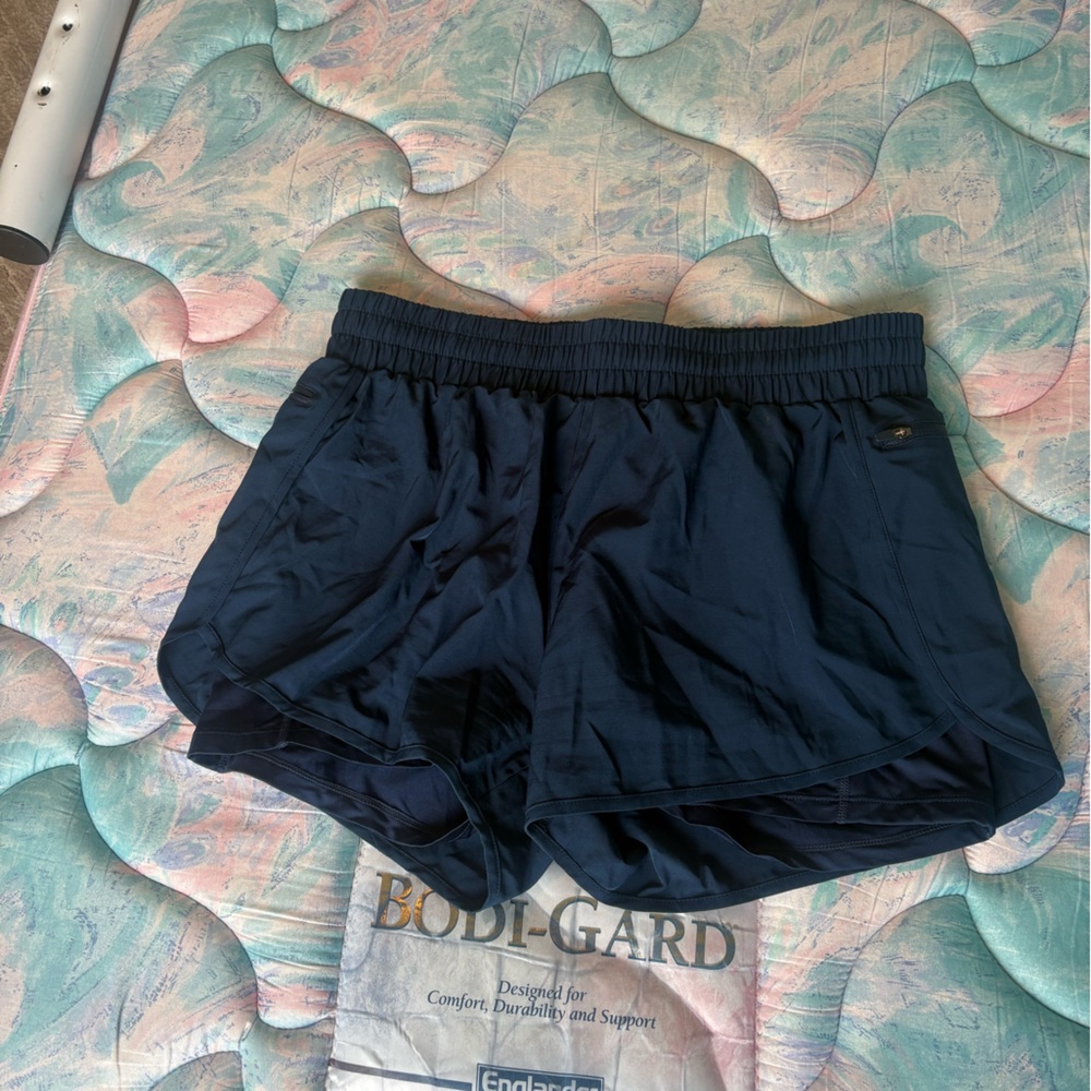 Navy Blue Athletic Shorts